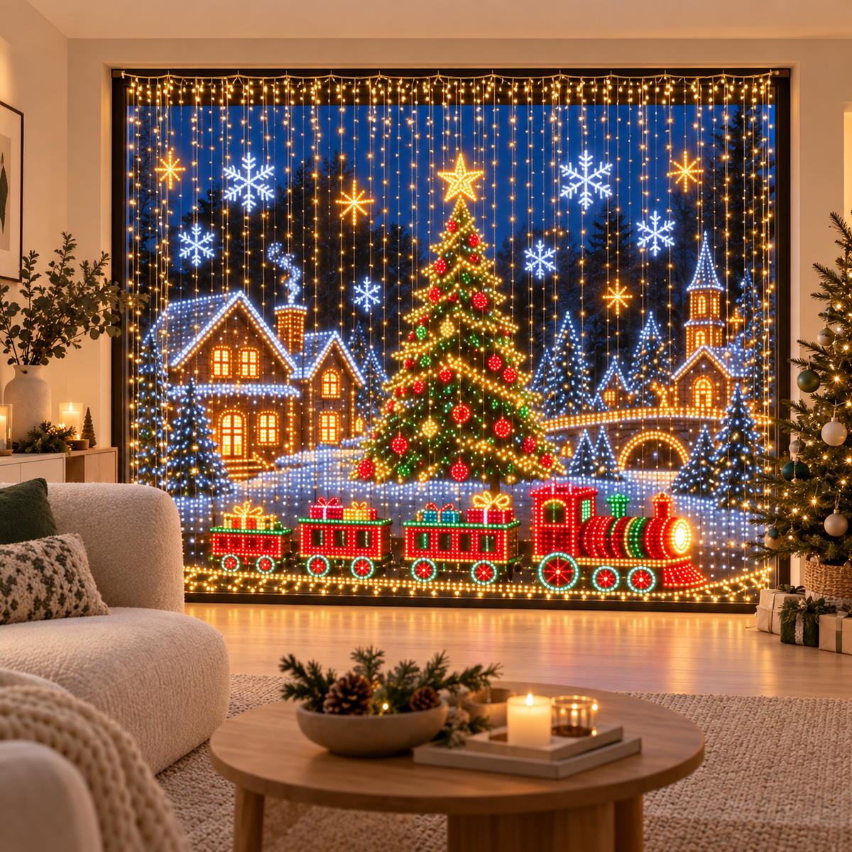 MerryLux™ Christmas Curtain Lights