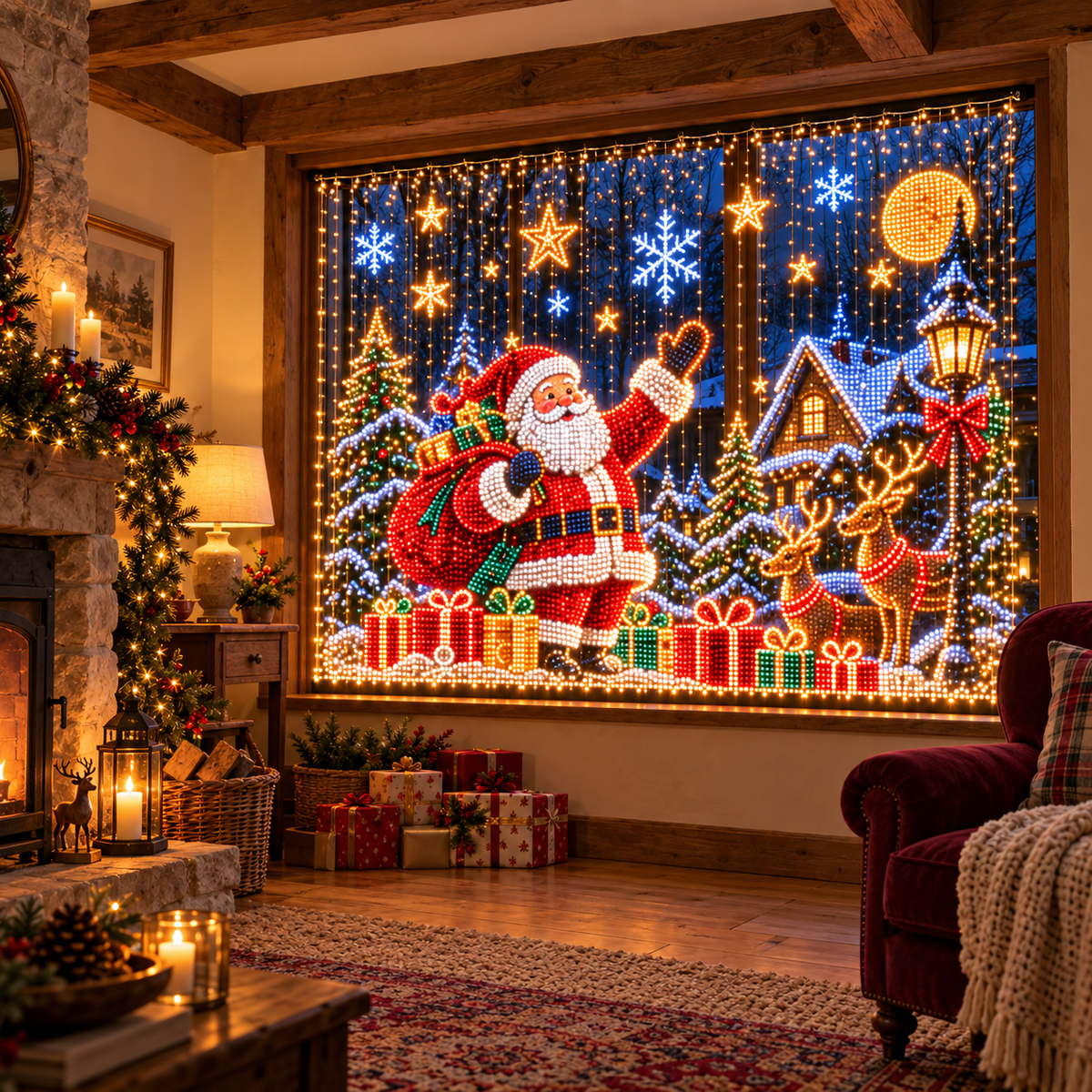 MerryLux™ Christmas Curtain Lights
