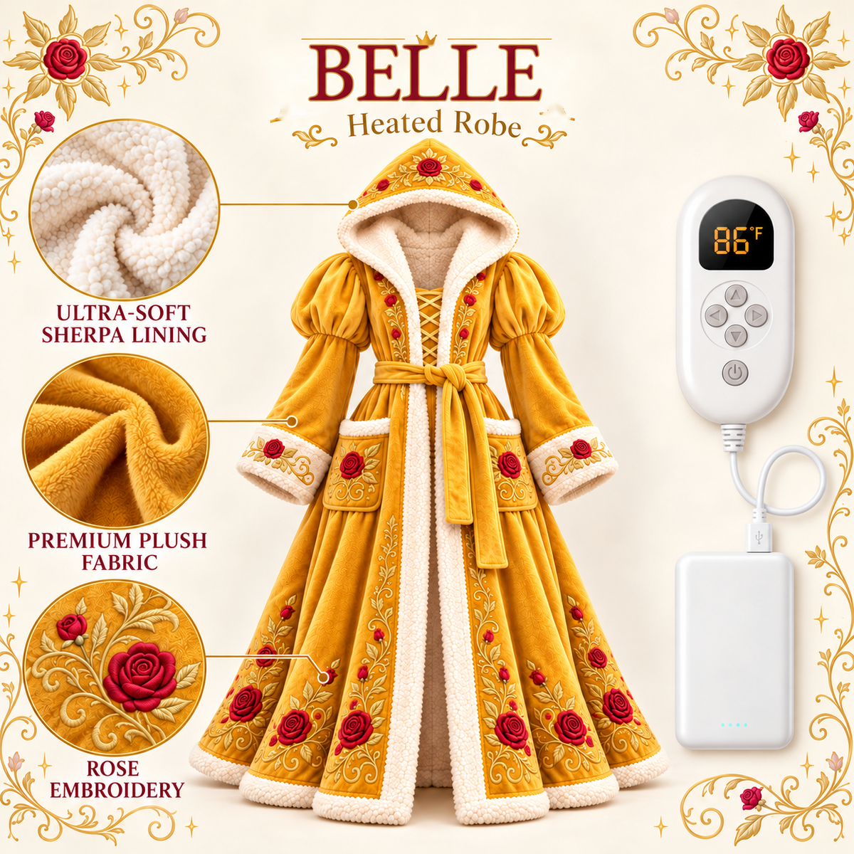 MerryLux™ Fairytale Heated Robe