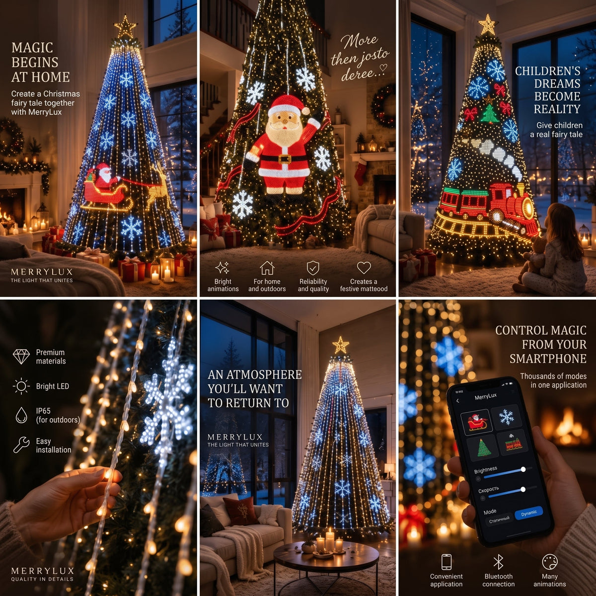 MerryLux™ Smart Christmas Tree Lights